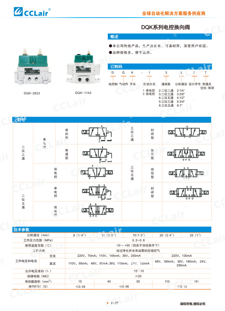 DQK系列電控換向閥-1