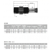 BDE64-50/100B，LEBDE64-50B，BDE64-50/100,LEBDE64-50，大型可調節液壓緩沖器BDE6425-64150