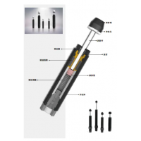 BC/BCD20-20-1/2/3B BCA20-30/50-1/2/3B，BCA20-15-MH2-1/2/3 BCA25-25/40/50/80-1/2/3B，BCA14-12/15/-1/2/3B,BCA20-15/20-1/2/3B，小型不可調節液壓緩沖器BCA1412-2580